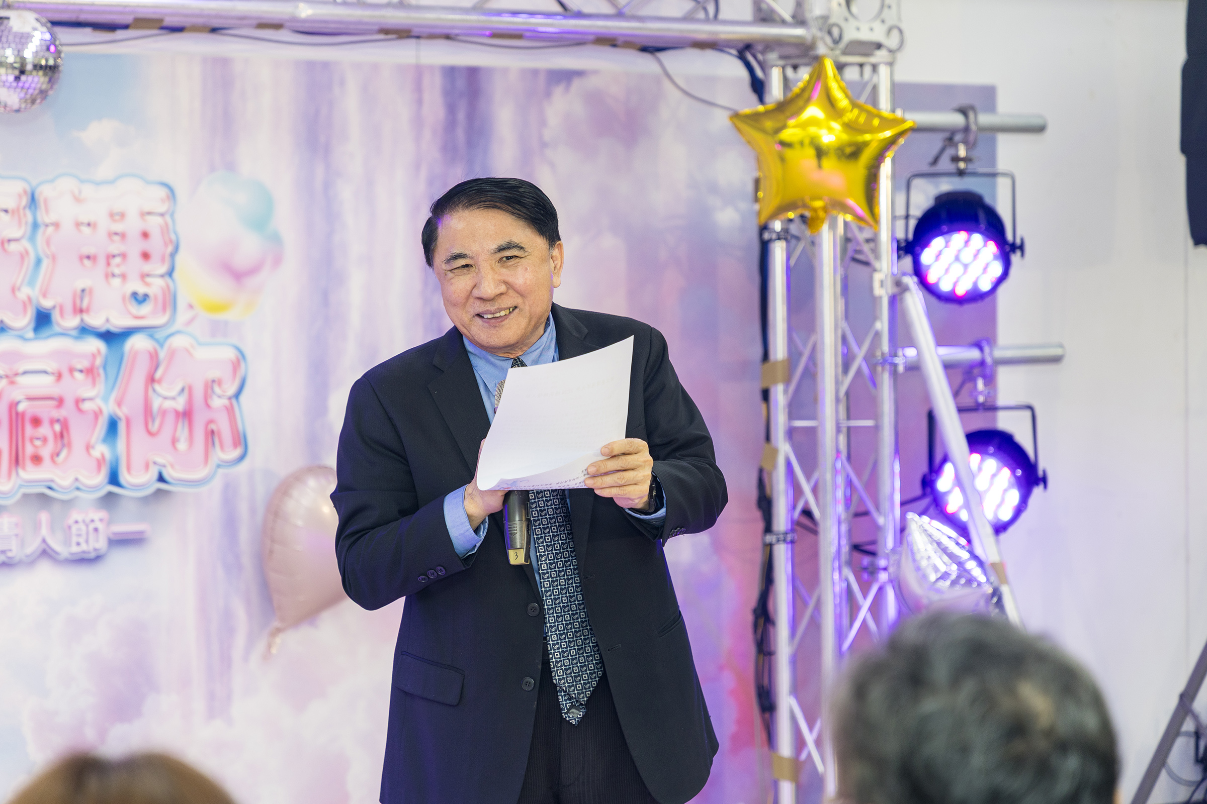 許泰文校長指出，棉花糖節不僅是海大的特色文化，更具備教育意義。