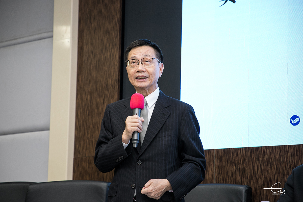 林見松總會長勉勵學弟妹向詹學長看齊