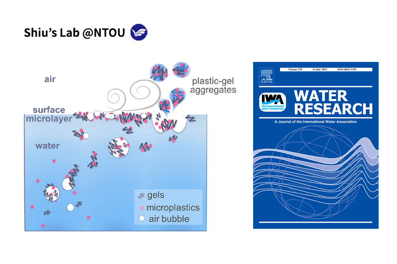 海洋微型塑膠傳輸途徑新發現 海大研究登領域排名第一期刊《Water Research》