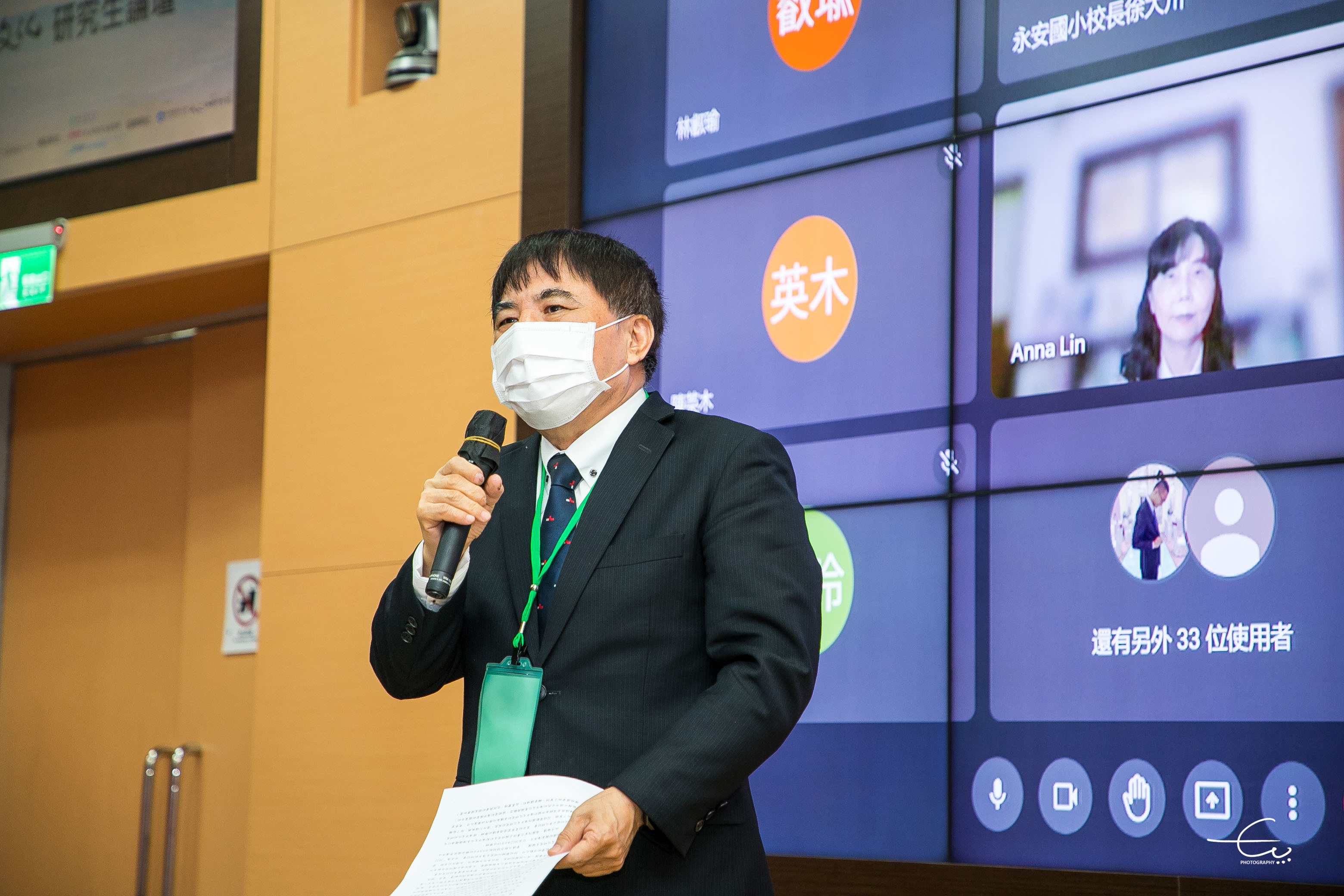 許校長表示透過論壇可以激盪出火花讓臺灣豐富多元的海洋文化發揚光大