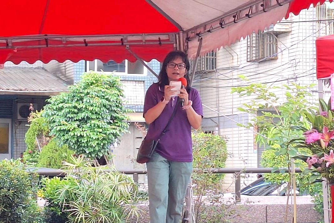 八斗社區發展協會負責人古卉卉小姐為此次文創設計計畫給予讚賞