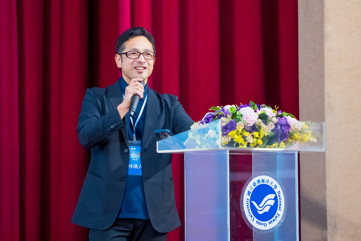 信州大學林靖人副校長分享透過國際交流而出現的培養下一代的平台和合作方案
