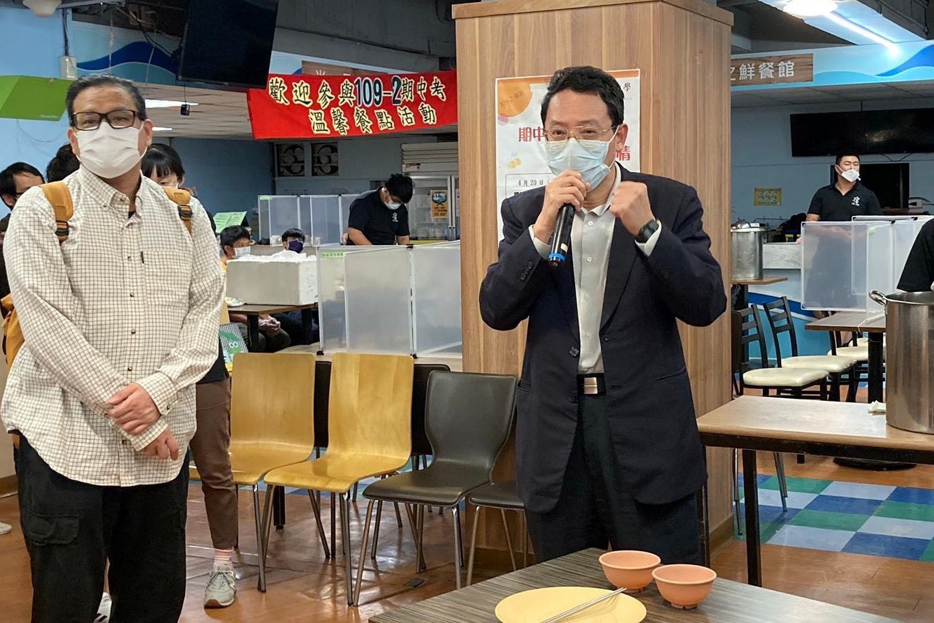 莊季高副校長提醒同學要適當休息、不要熬夜，祝大家都有好成績