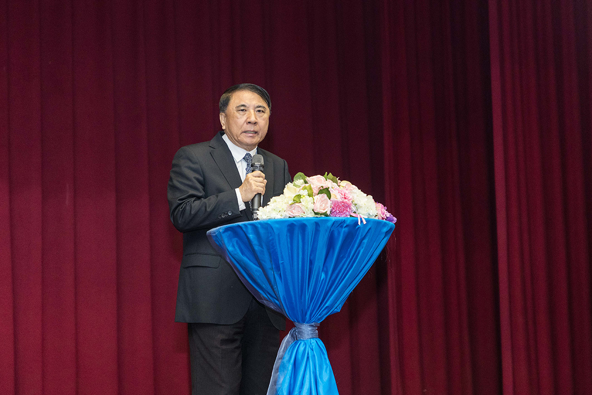 海大許泰文校長期望年輕學子們在這場跨國交流中獲得良好的互動與學習