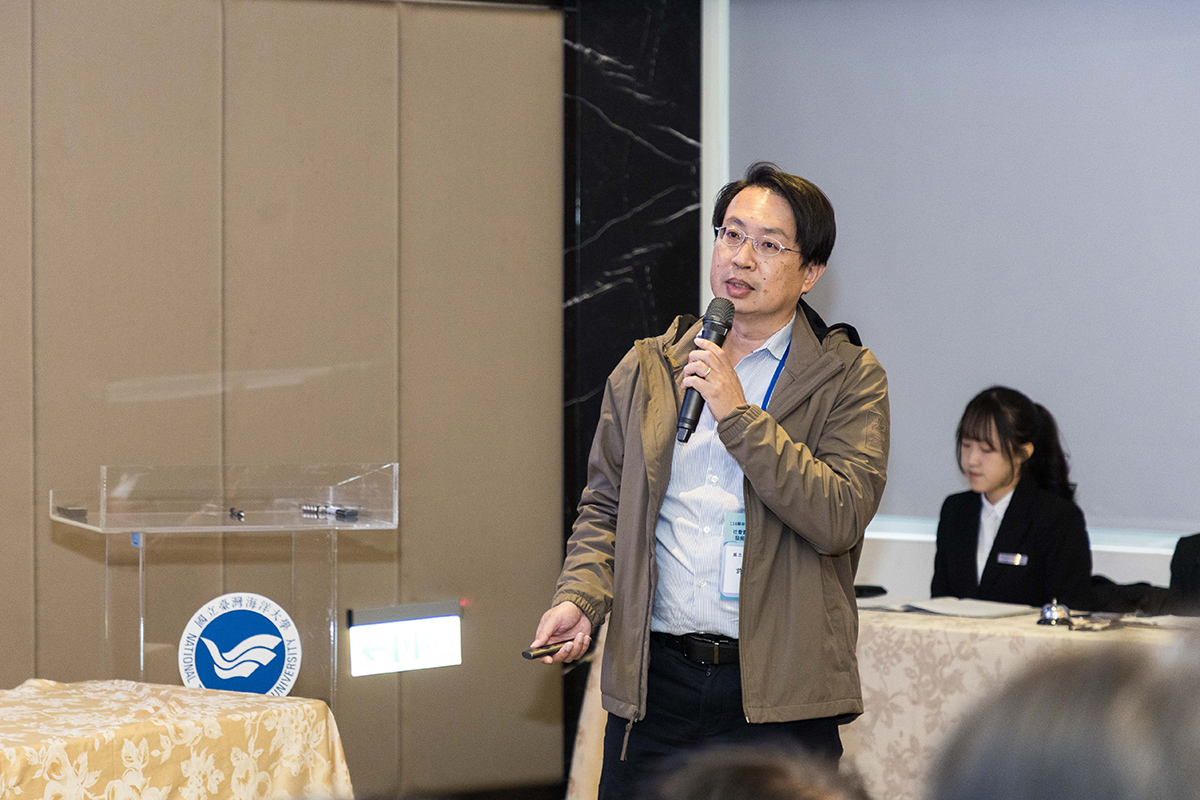 海大許世孟總務長報告海大校園的永續推動現況與成果