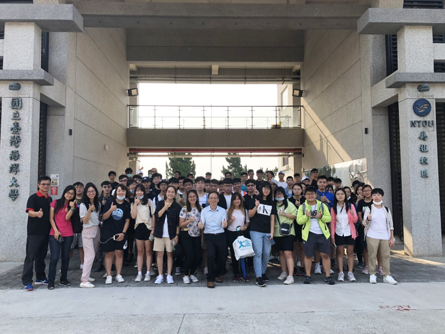 臺海大三系學生9月4日上午抵達馬祖校區
