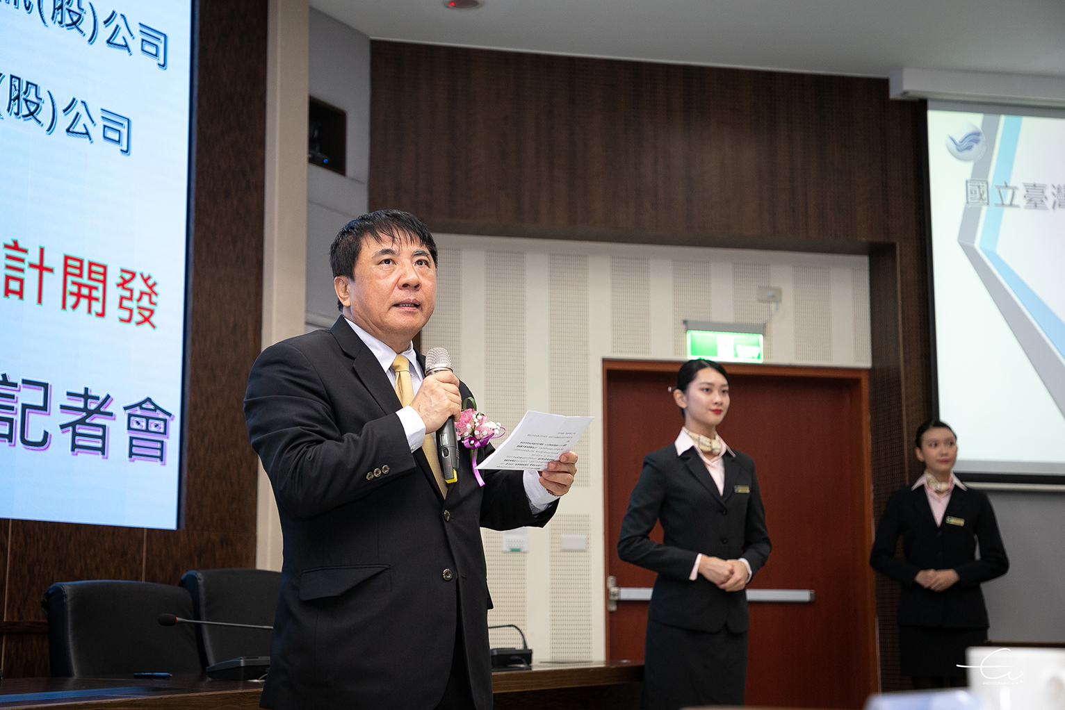 許泰文校長強調，海大全力支持智慧與綠能航運研究