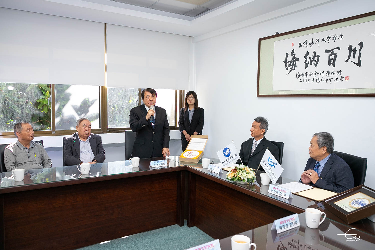 許泰文校長強調,海大可以協助國海院培訓更多專業人才,提供造船研究助力
