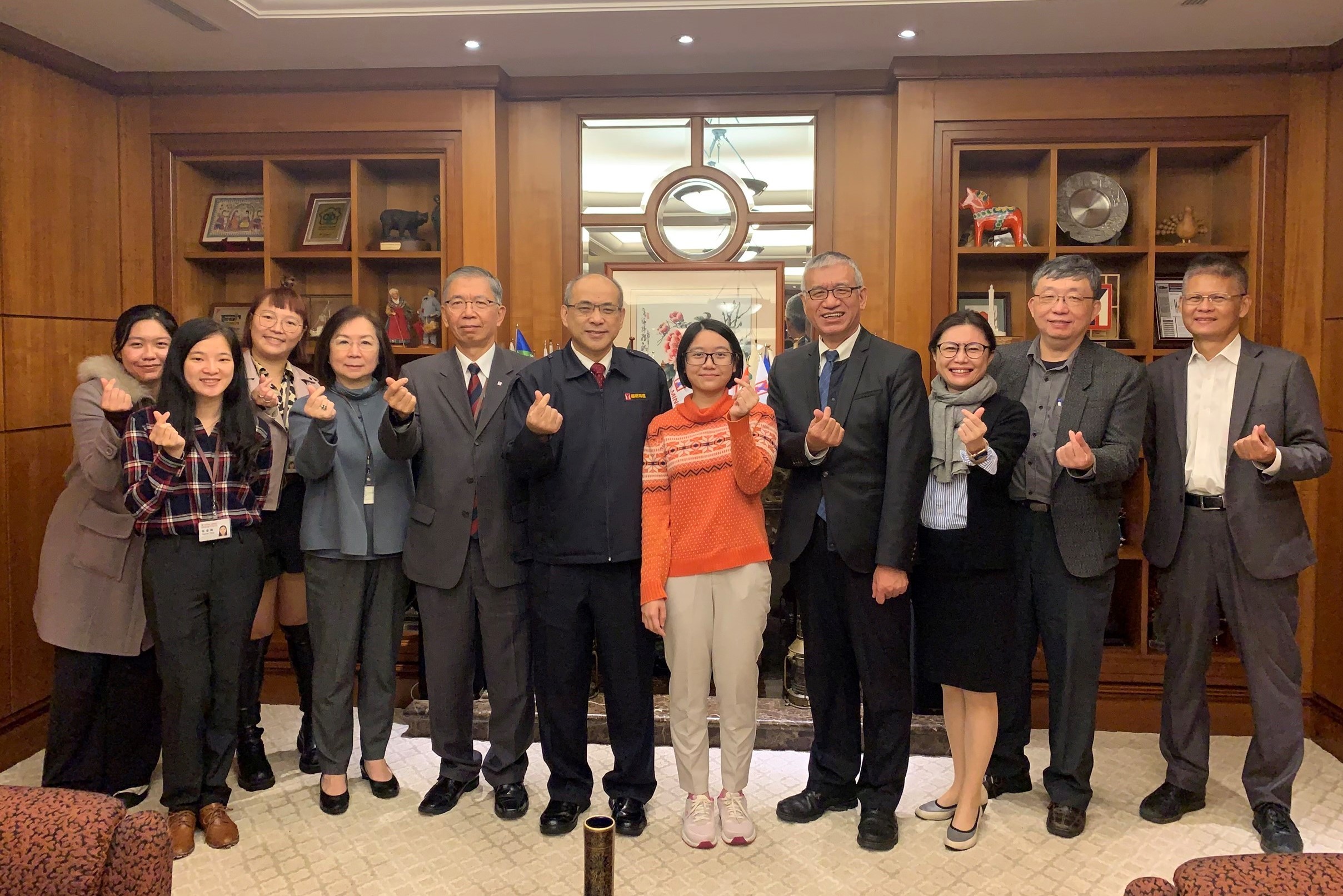 海大張志清副校長偕師生拜會陽明海運