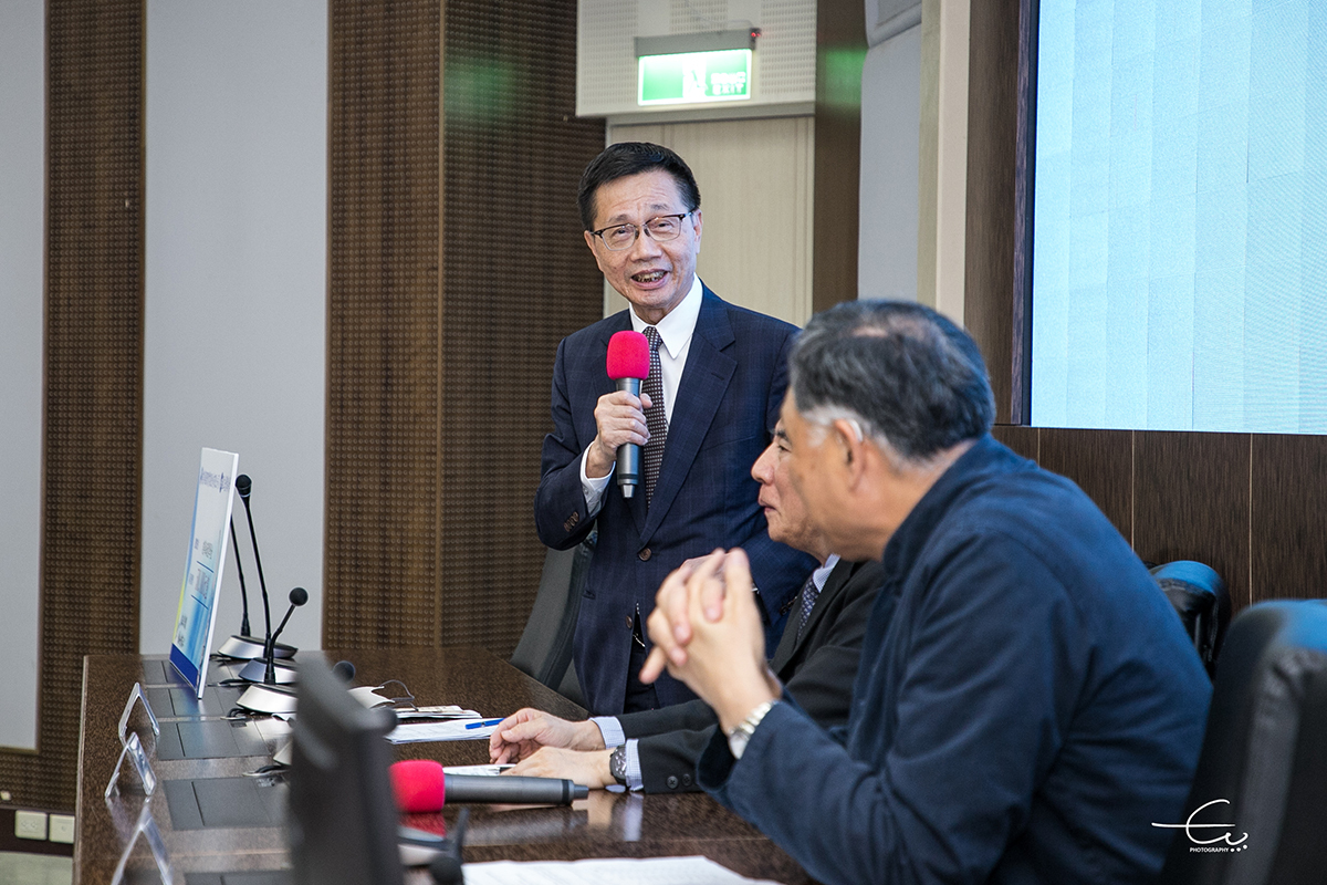 林見松總會長期望同學們以李曙光學長為榜樣