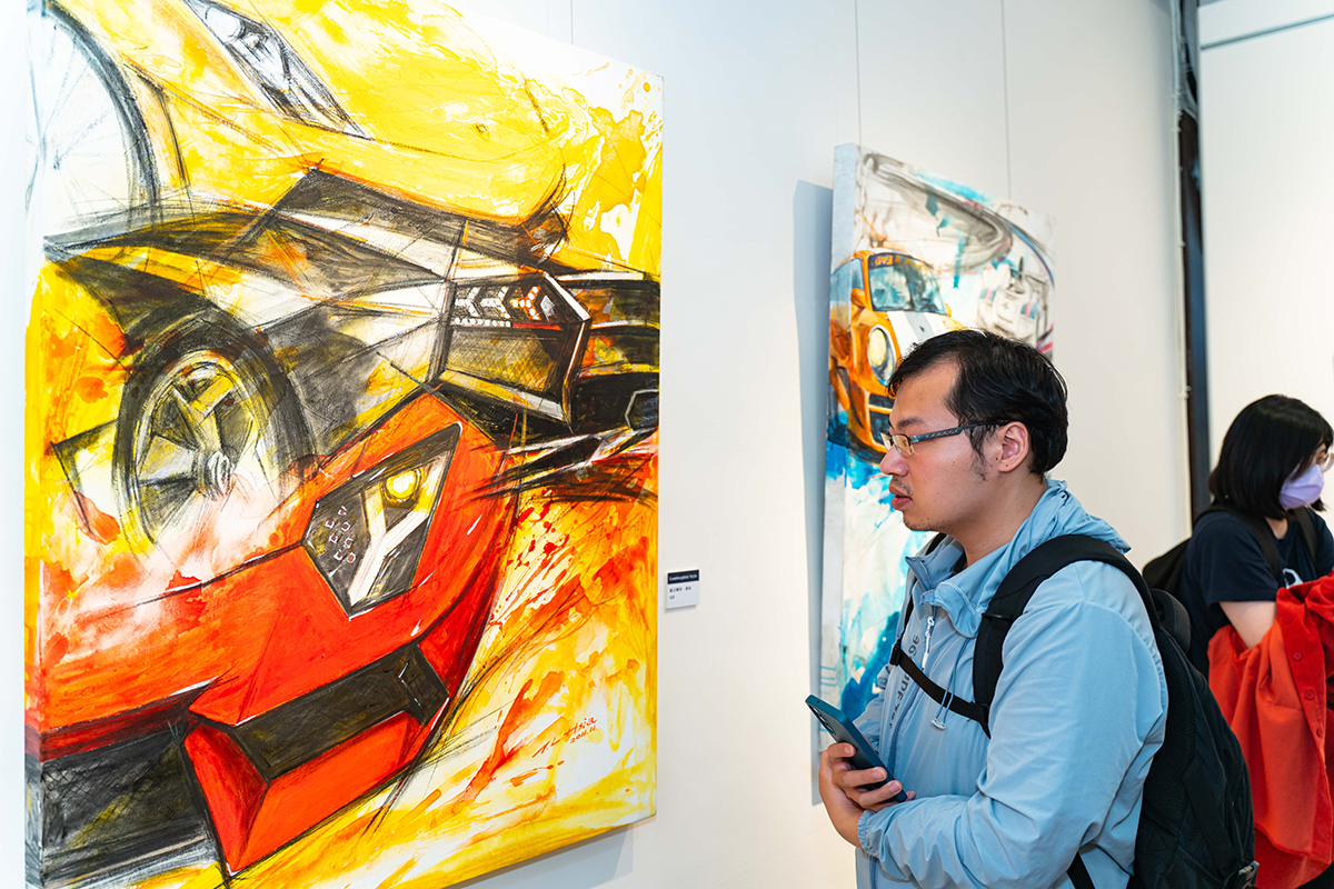 海大藝文中心《夏日。力量》展開幕 展現夏祖亮汽車藝術魅力