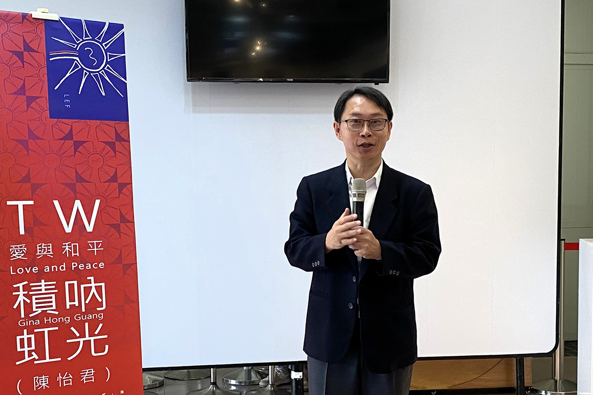 海大李明安副校長表示藝文活動是學校推動文化永續與人文教育的重要基石