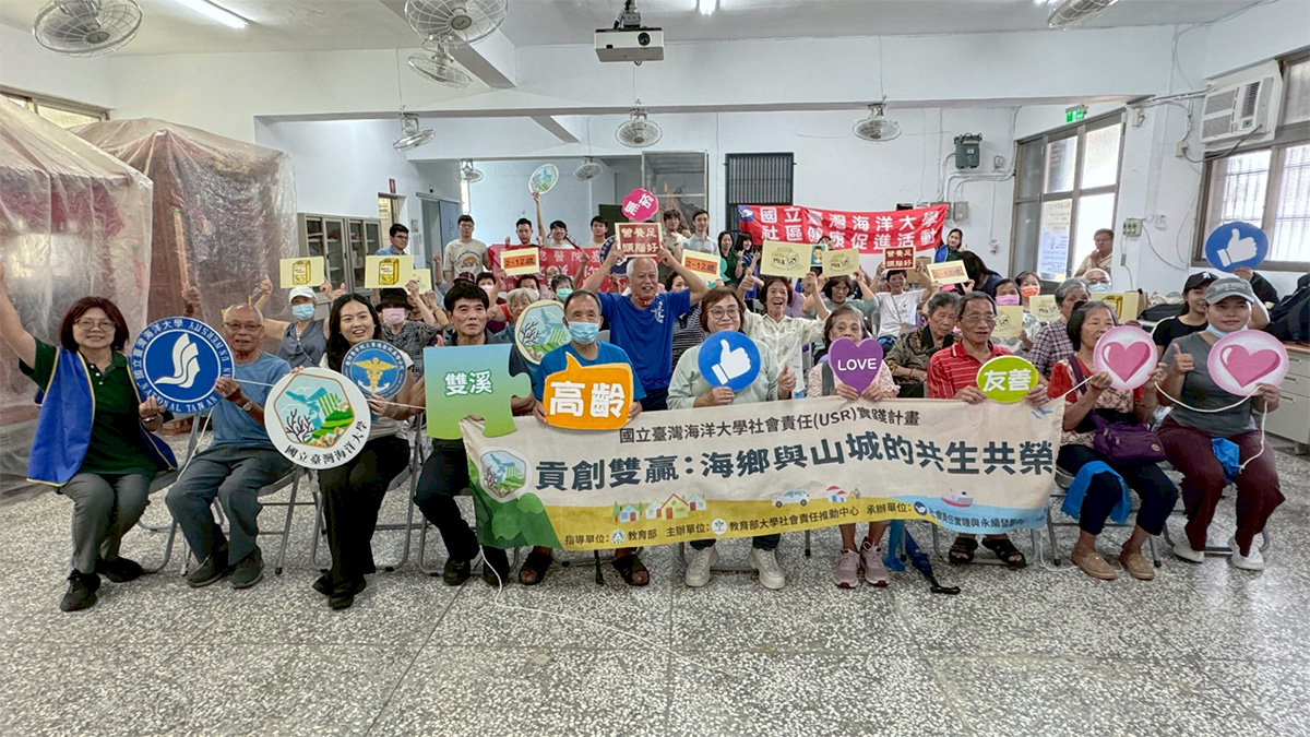 張君如副教授與醫療團隊合作推動青銀共融,並融入在地食材推動綠色飲食