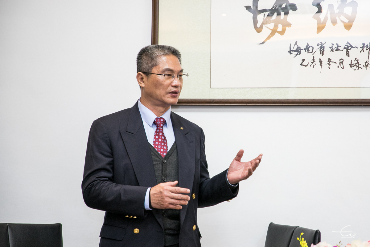 廖錦輝董事長期望借重海大的成果與經驗協助相關技術的測試與提升