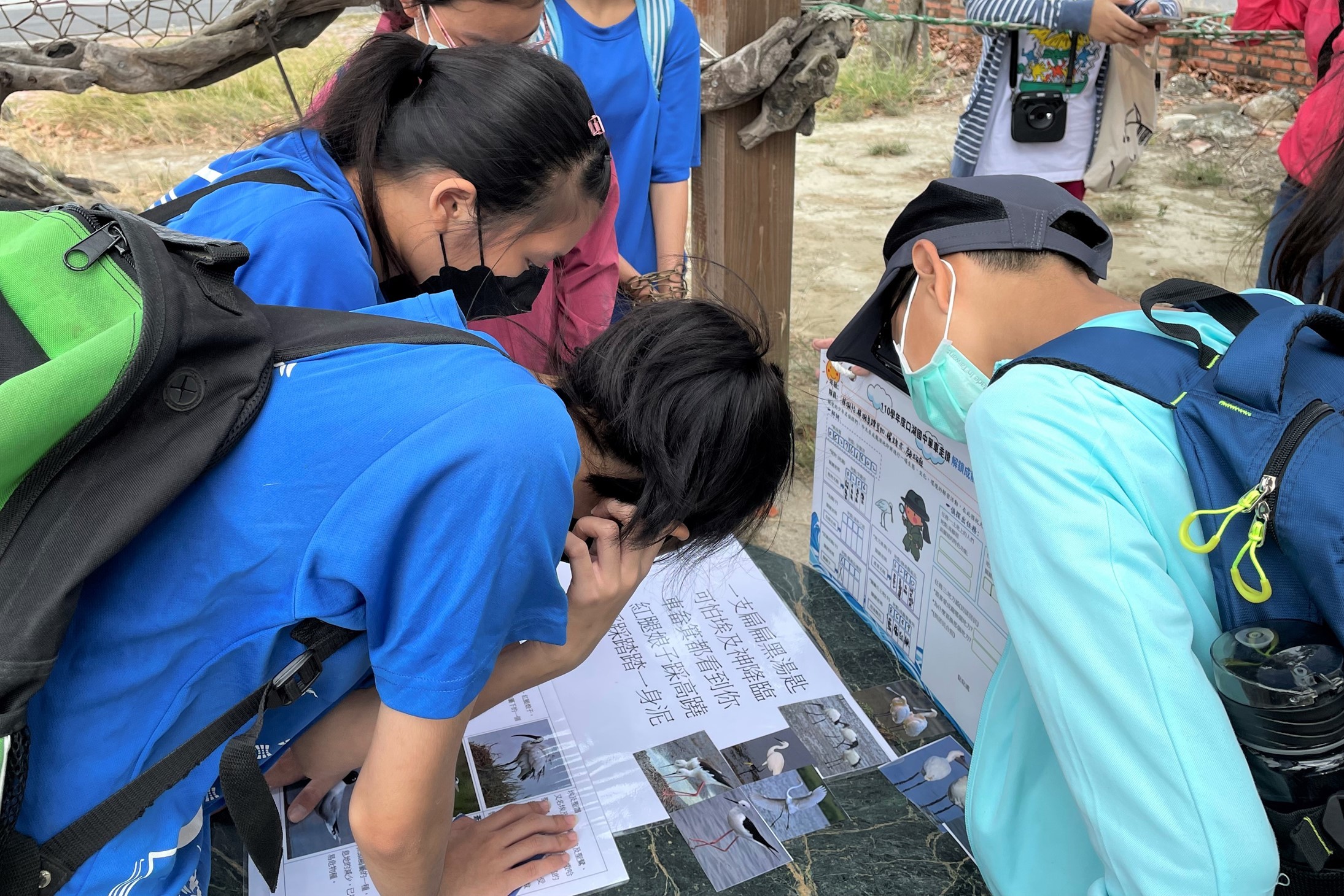 雲林縣口湖國中於社區場域進行永續在地實境解謎課程