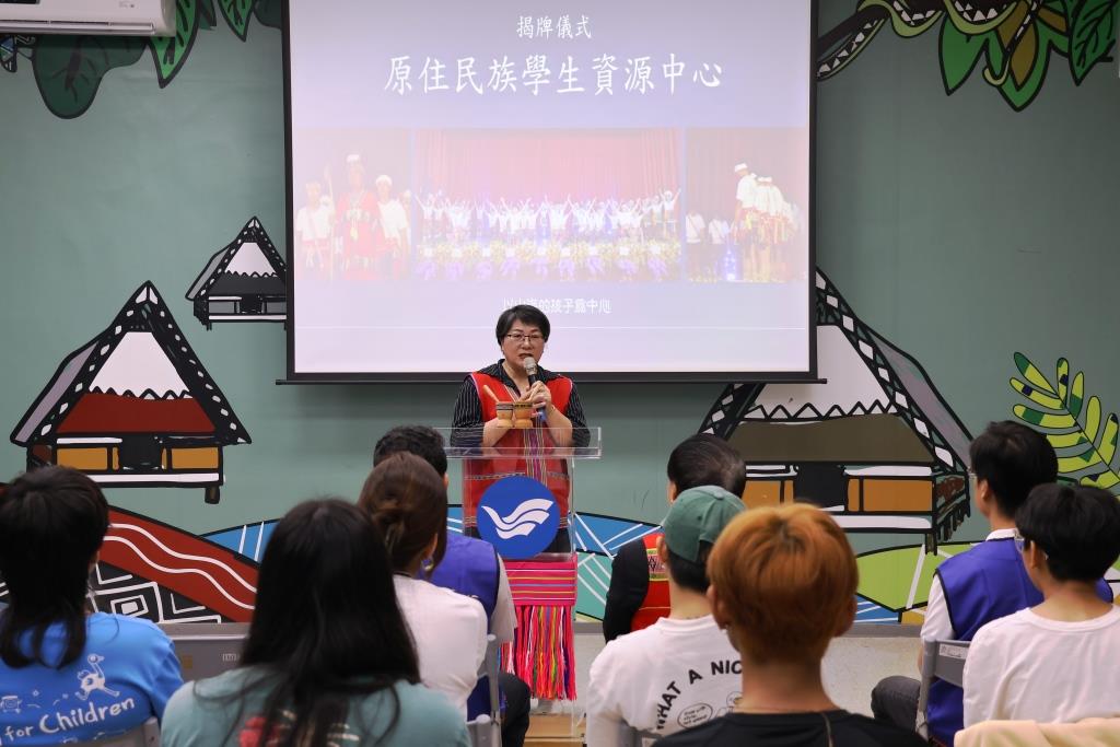 基隆市原住民族部落大學林慧美副校長致詞