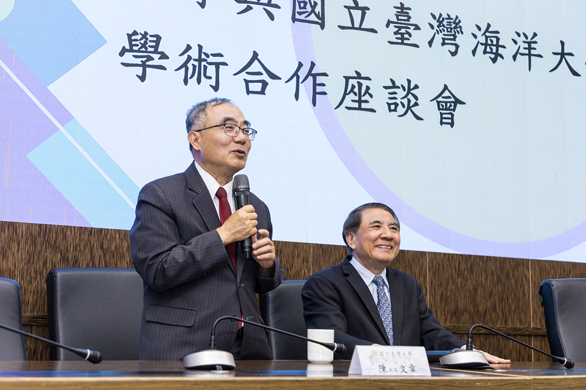 陳文章校長指出本次合作將形成雙向交流與互補。