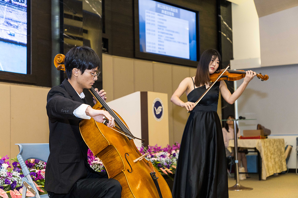 海洋貢獻獎演奏音樂會由海大學生進行演奏