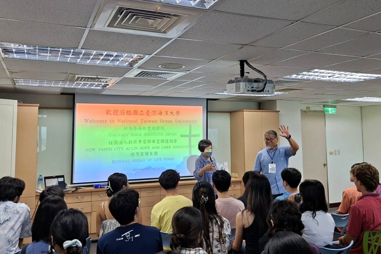 Calvary Bible Institute Japan的Tom牧師分享社會企業經營理念與歷程