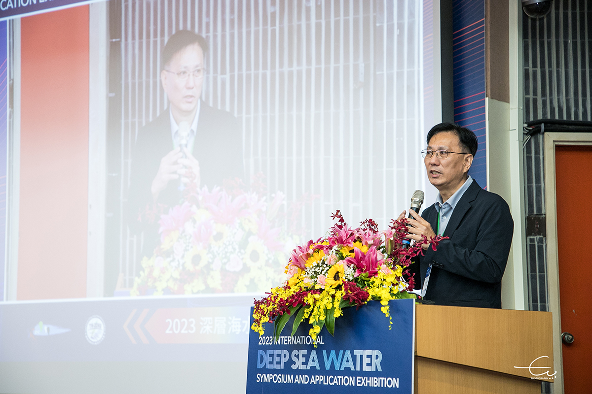 海洋委員會海洋資源處王茂城處長期望深層海水產業的發展更加蓬勃