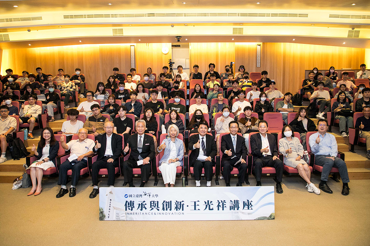 「傳承與創新—王光祥講座」最後一堂課邀請到傑出校友黃培宜學姊返校演講