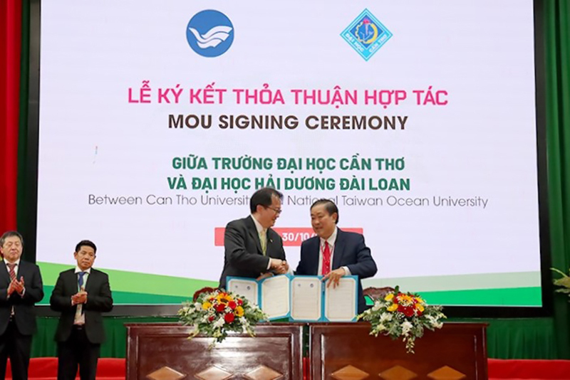 海大與越南肯特大學合作備忘錄簽訂儀式