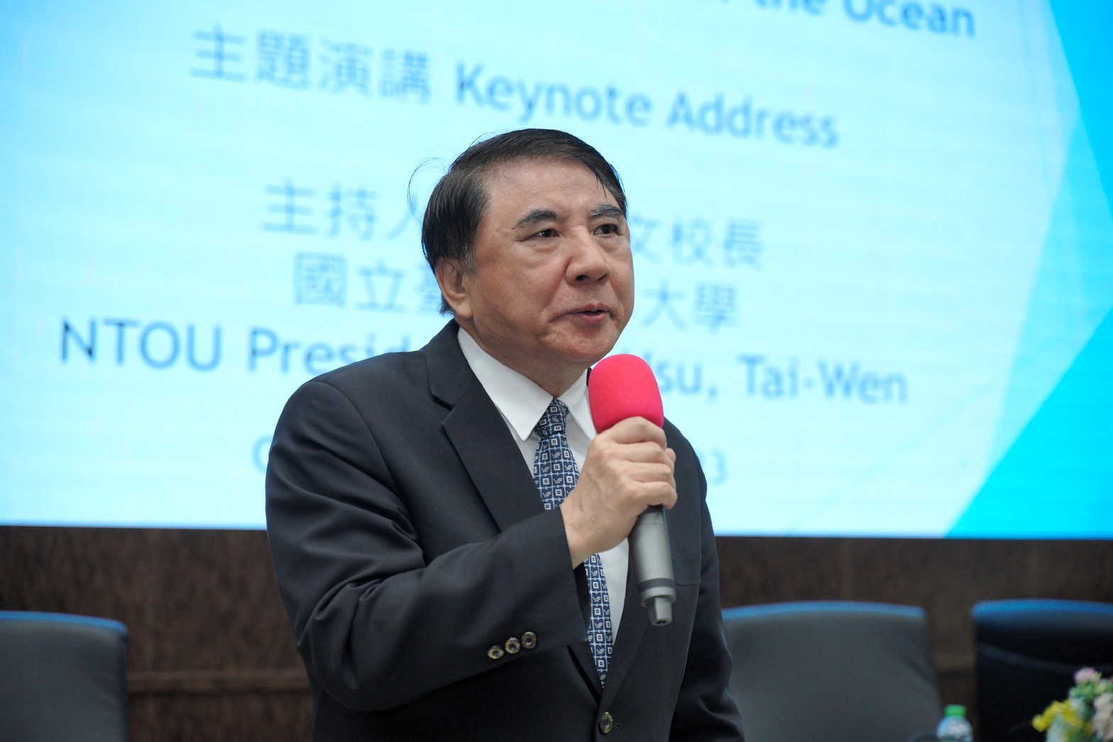 許泰文校長期望持續提升海大在國際上的聲望與影響力