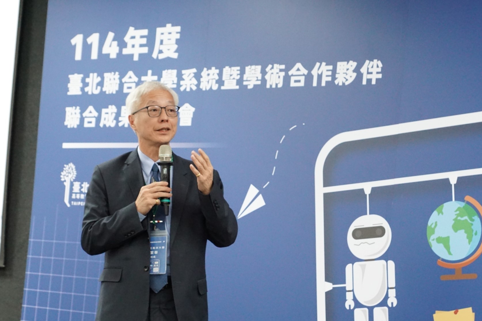 海大冉繁華副校長代表致詞(北科大提供)