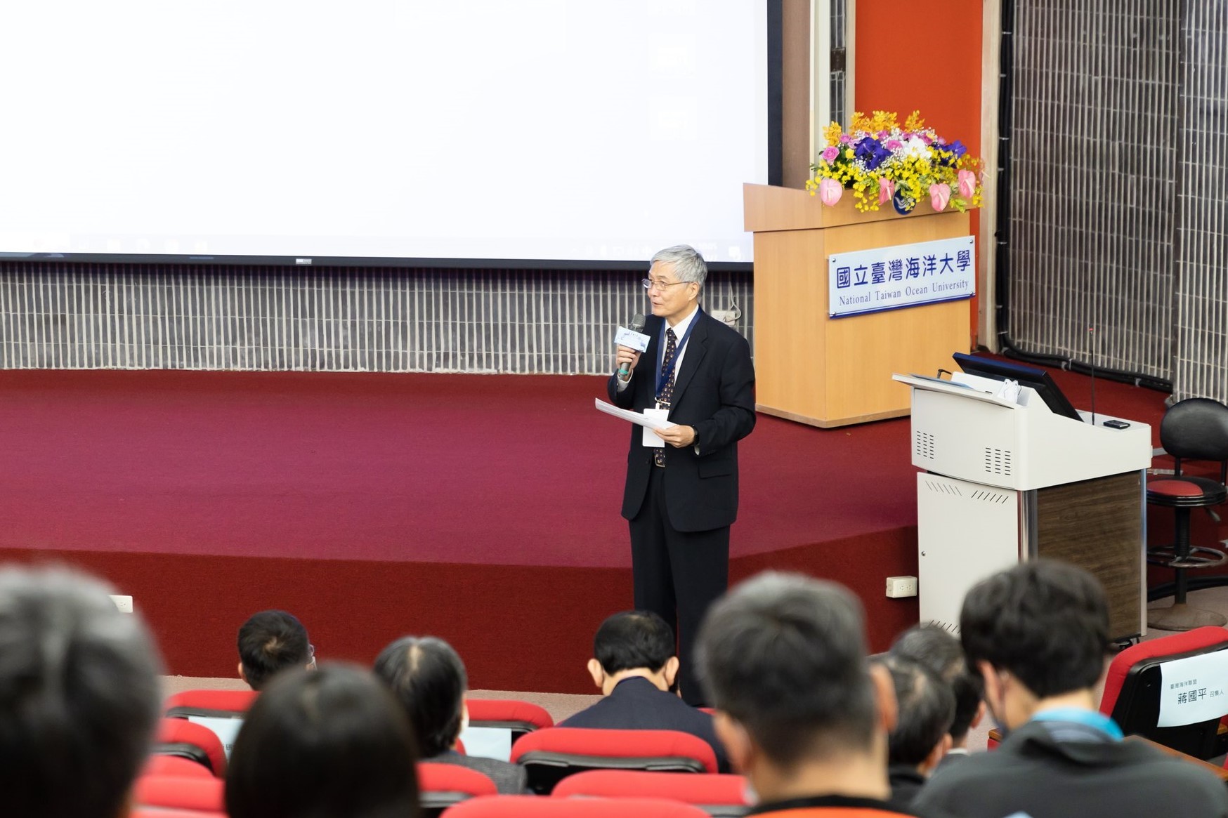召集人蔣國平教授表示臺灣海洋聯盟肩負推廣海洋尖端科技之責任