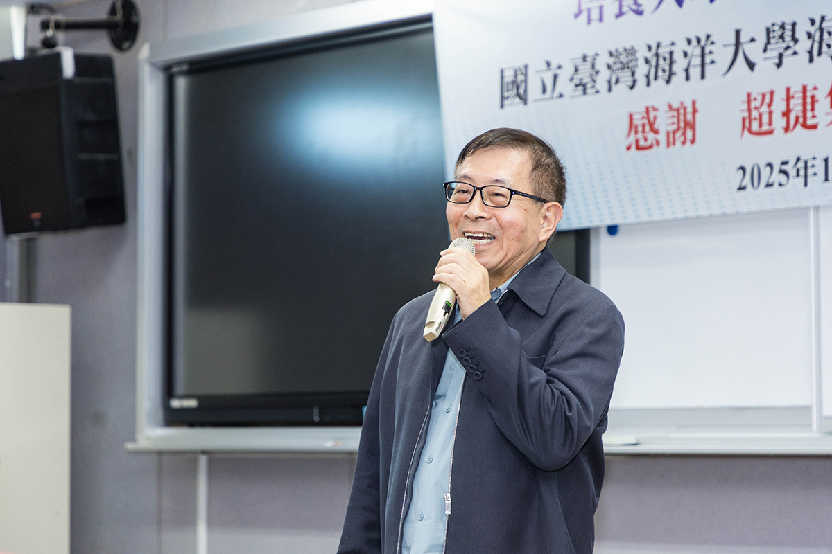 蔡登俊董事長勉勵學子要加強英文能力