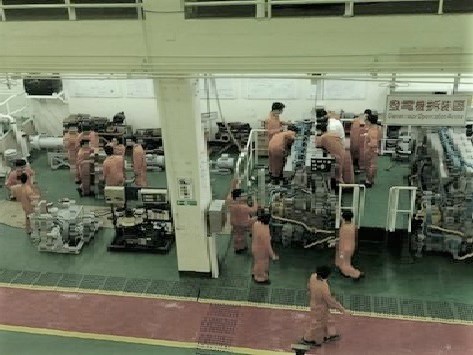 輪機工廠內部設施