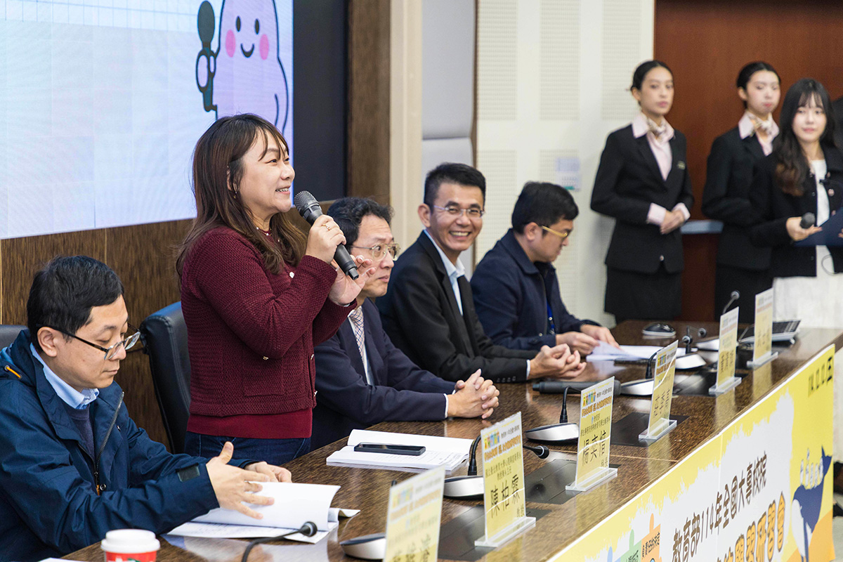 教育部學生事務及特殊教育司學生輔導科楊奕愔科長感謝海大承辦此次研習會