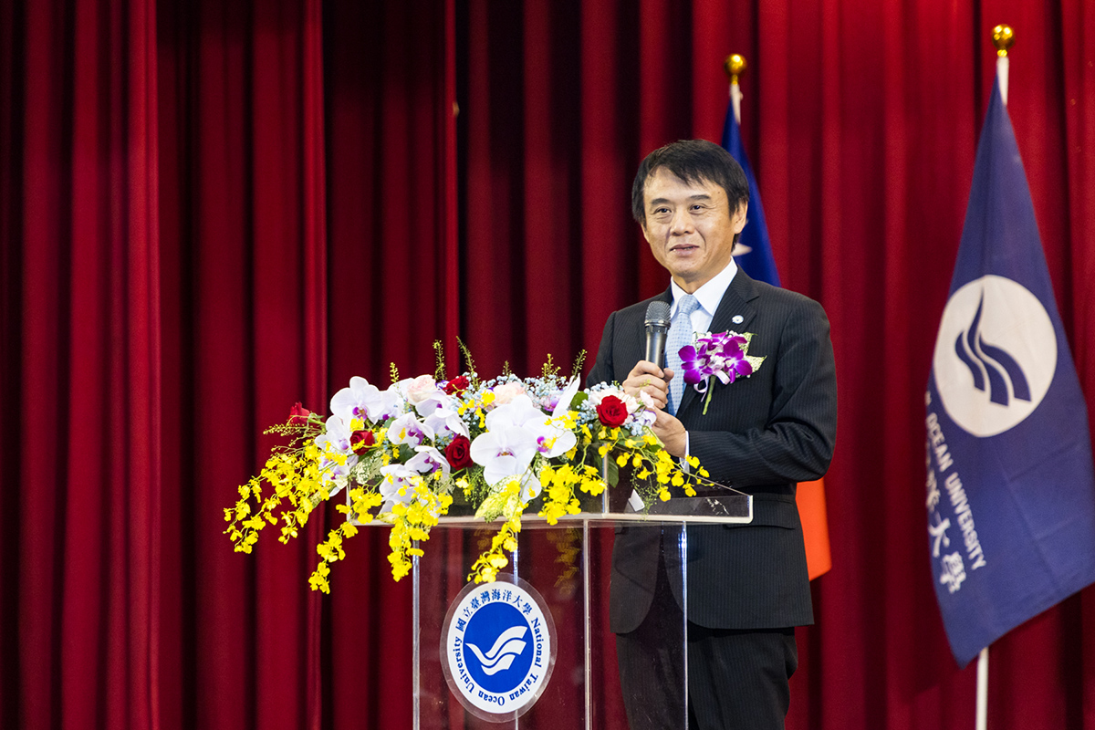 交通部航港局饒智平副局長肯定海大接軌國際培育海事關鍵人才。