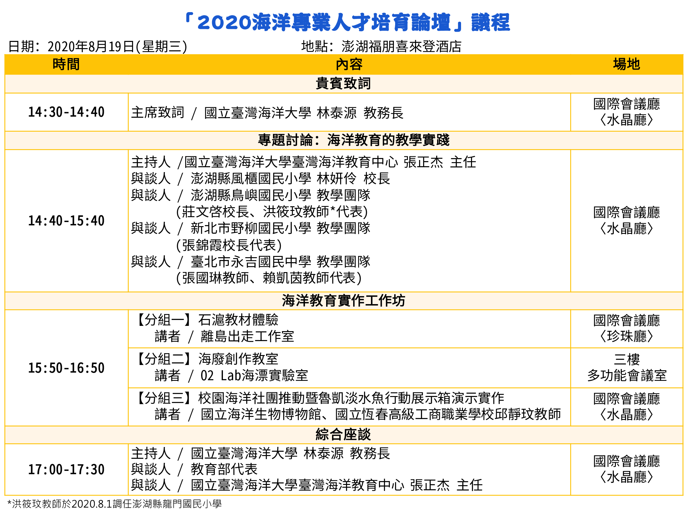 議程