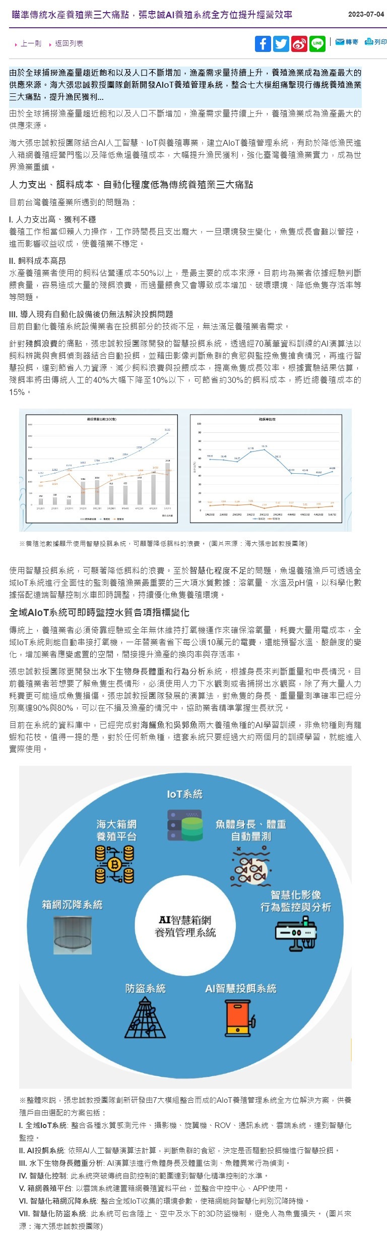 海大張忠誠打造AI智慧養殖系統，協助養殖業者踏上數位轉型之路