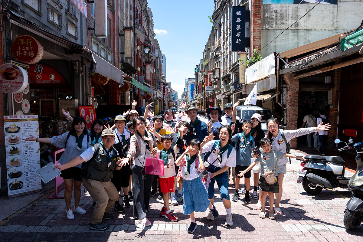 A路線大稻埕中街街市合影。