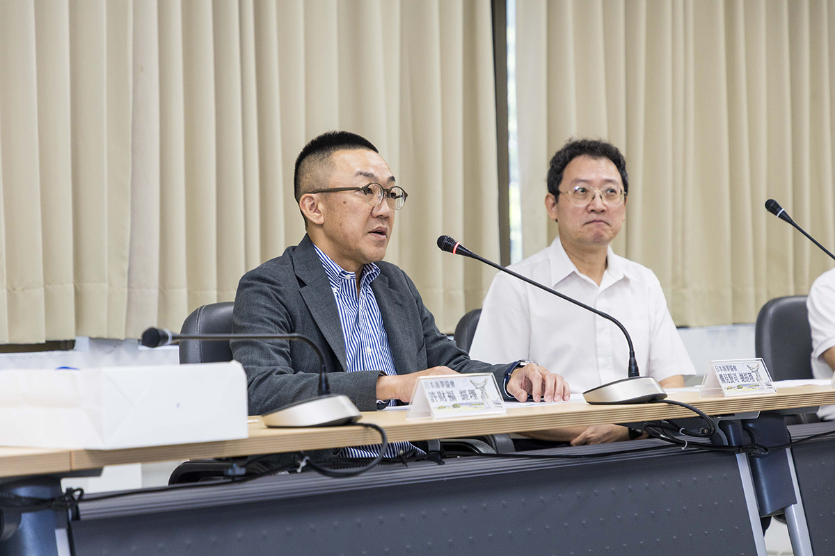 日本海事協會台灣區總經理鷹見賢司鼓勵海大學子成為海事產業未來的棟樑。