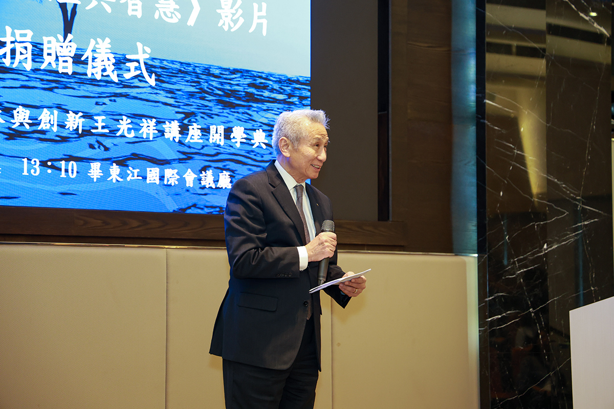 王光祥學長表示態度比成績更重要。