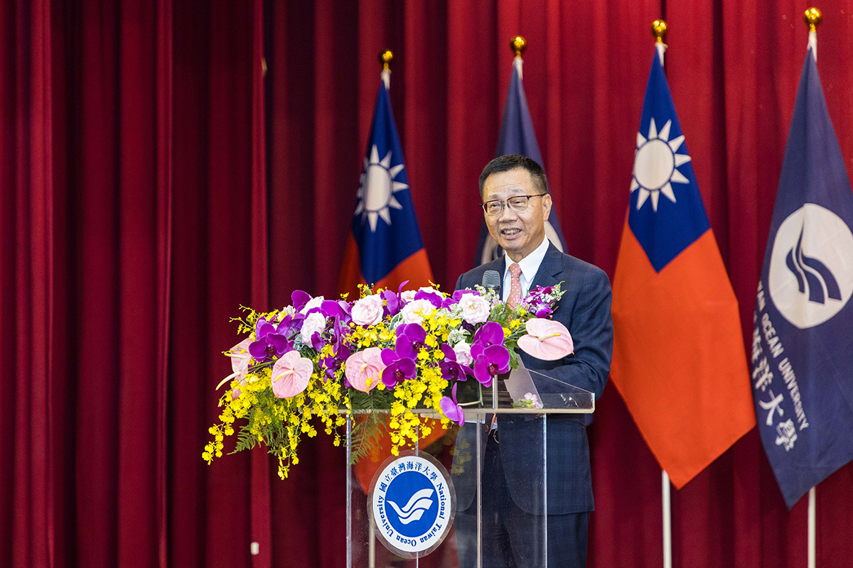 林見松總會長表示校友總會將持續凝聚全球校友力量，共同榮耀海大