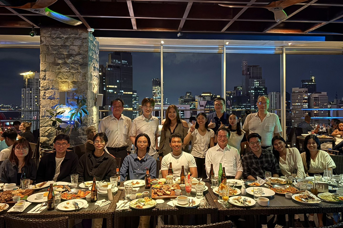 海大此行特別設宴邀請曾赴海大進行短期研究實習的瑪布亞優秀學生