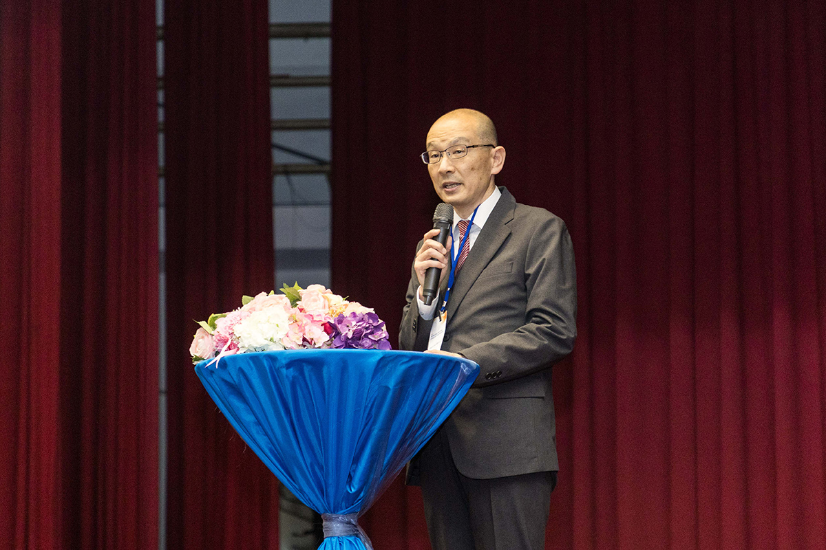 日本福井縣立若狹高校Komatsuzaki Yoshinari老師致詞