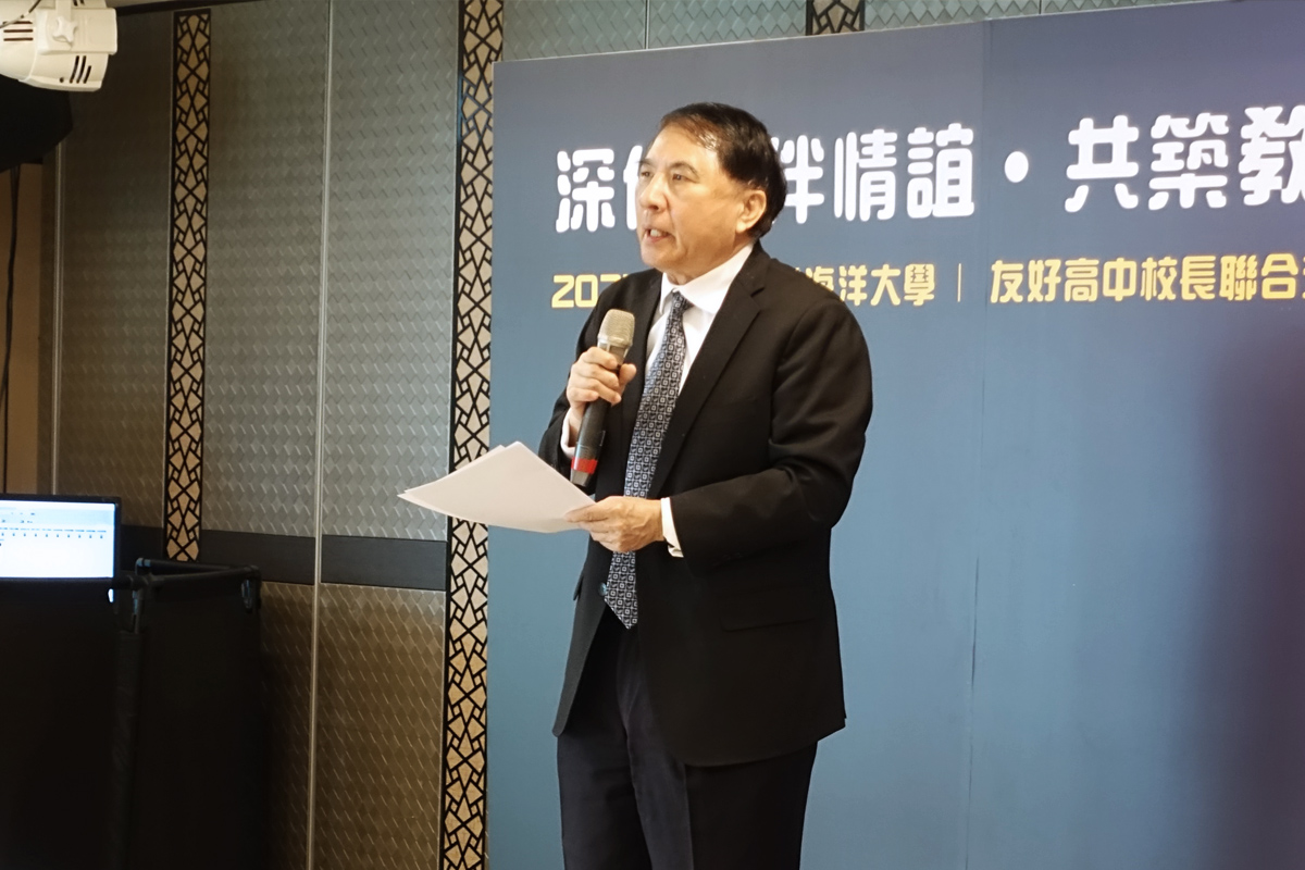 許泰文校長期望讓青年學子在探索興趣與累積能力的道路上獲得更多支持