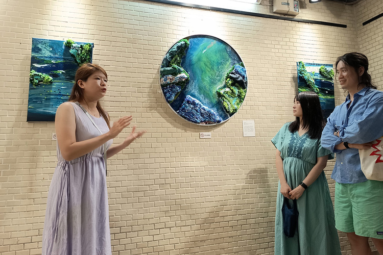 《潮濕的複寫本——街區藝術行動》展期自8月22日至9月20日止。